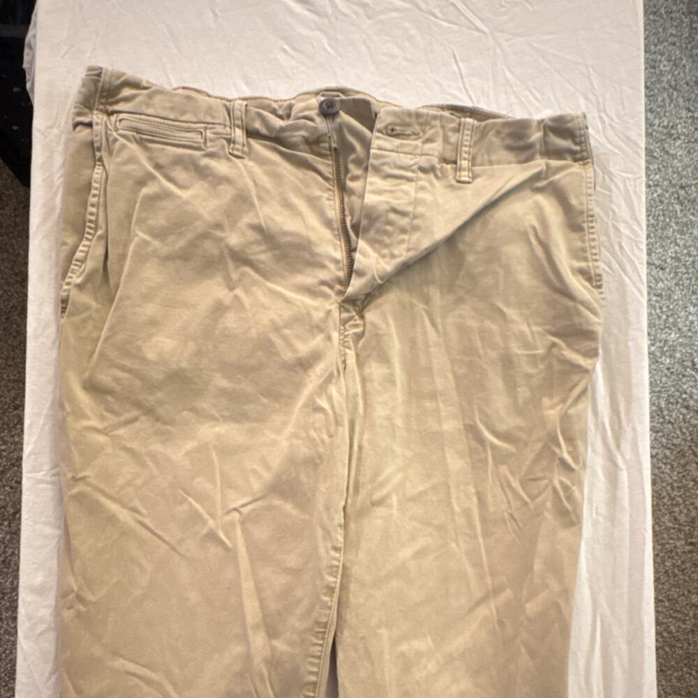 American Eagle Outfitters Stretch Straight Fit Casual Pants Beige 32x30